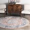 Nuloom Zara Vintage Medallion Area Rug 6ft KKSL05A-R606 - alternate 1